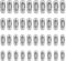 Giantree 100Pcs Ball Chain Connector Clasps, Stainless Steel Ball Chain Connector Clasps Fits for 1.5/2.0/2.4/3.2mm Silver Beaded Ball Chain for DIY Crafts Jewelry Making Accessories