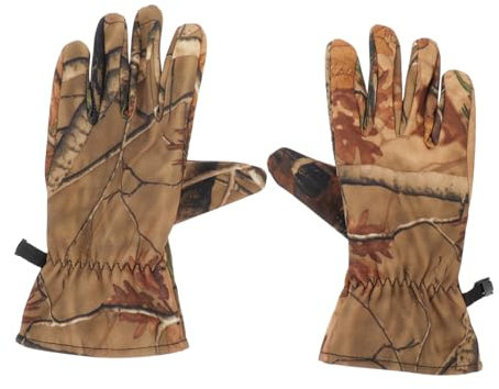 Yardwe 1 Paar Jagdhandschuhe Outdoor Jagd Tarnausrüstung Winddichte Handschuhe wasserdichte rutschfeste Handschuhe Vollfinger Handschuhe rutschfeste Handschuhe Warme Handschuhe