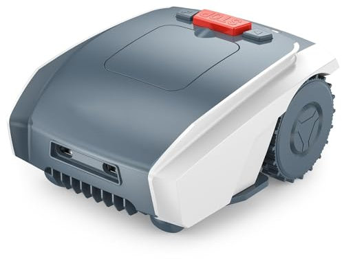 Lakenbroade Robotic Lawnmower - Fully Automatic Robot Mower with Auto Charging Docking Station - 20V MAX 2.0Ah Lithium-Ion Battery - For Lawns up to 1500m², 19cm Cut Width & 20-60mm Cutting Heights