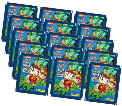 Panini Paw Patrol Sticker Serie 10 - Jungle Pups Sammelsticker (2024) - 15 Tüten