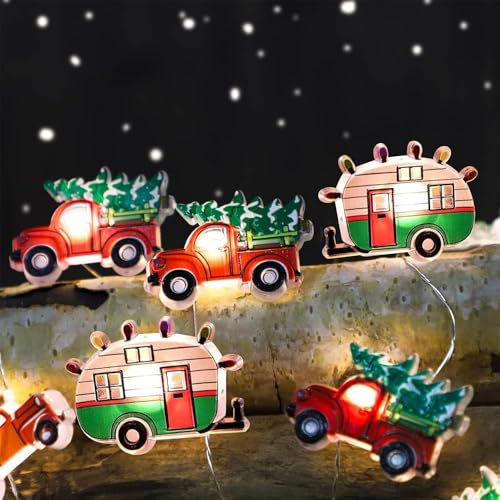 Lichterkette Weihnachten,2M 20LED Weihnachtshaus Lichterkette,Weihnachtshaus Deko,Lichterkette Innen Weihnachten,Lichterketten Fenster Innen,LED Lichterkette Batteriebetrieben Aussen