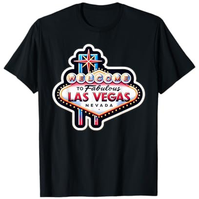 Panneau souvenir rétro « Welcome to Fabulous Las Vegas » T-Shirt