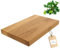 HOFMEISTER® Planche à petit-déjeuner en chêne – Qualité supérieure et durable comme planche à découper, parfaite pour le petit-déjeuner, le goûter et les collations, planche en bois robuste et