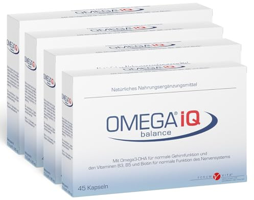 Omega IQ - Omega3 Fettsäuren DHA und EPA in Phospholipid Form bei Stress und Konzentrationsschwäche