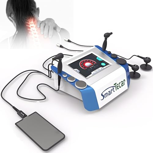 YANDDEA 448-kHz-Indiba-Smart-Tecar-Physiotherapie-Diathermie-CET-RET-RF-Massagegerät, Gesichts-Anti-Aging-Schlankheitsgerät zur Fettreduktion und Schmerzlinderung