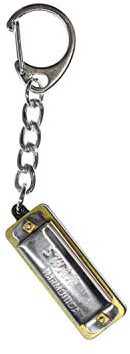 Miniblings Mundharmonika Harmonika Funktioniert Schlüsselanhänger - Handmade Modeschmuck I Anhänger Schlüsselring Schlüsselband Keyring - Mundharmonika Harmonika Funktioniert