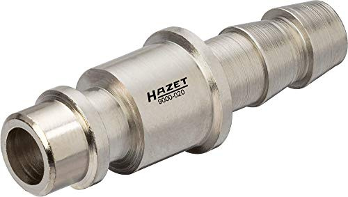 HAZET Schlauchanschlussnippel-Satz 9000-020/3, 3-teilig, Stahl, vernickelt | Stahl, vernickelt, 16.8 g, 3-teilig, Antrieb vernickelt, 400180 Zubehör , Verbindungsteile,, Schlauchtülle: ⌀ 10 mm