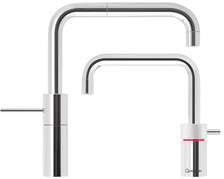 Quooker COMBI 2.2 E Nordic Square TwinTaps CHR (verchromt glänzend)
