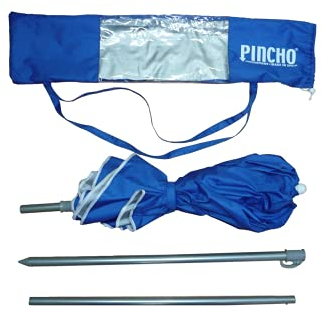 Pincho Sombrilla Mochila Plegable 180CM Ideal para Moto y Bicicleta.Protección Solar UPF50+ (bloquea 99% de Rayos UV), Muy Ligera.1,5 kg, Medida de la sombrilla Dentro de la Funda 70cm.