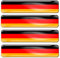 SkinoEu® 4 x Aufkleber 3D Gel Silikon Stickers Germany Deutschland Flagge Fahne Auto Moto Motorrad Fahrrad F 9
