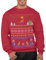 Graphic Impact Inspired Retro Gaming Freak Christmas Jumper Ugly Xmas Sweatshirts, rot, L
