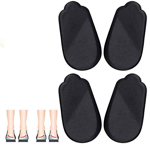 Soletta Ortopedica per Correzione O-Leg 2 Paia, Sollevatore a Cuneo Tallone per Gamba Tipo O/X, Supporto per Tallone per Donna e Uomo, Inserto in Silicone Gel per Correttore, Supinazione e Pronazione