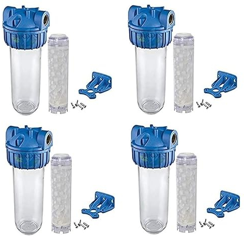 4 x Anti-Kalkfilter (1 Zoll) gegen Kalk in Rohren, Haushaltsgeräten, Kesseln, Heizkreisen und Armaturen.
