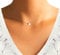 Collier Solitaire invisible - ARGENT 925 - PETIT ou GRAND Pendentif Pure Brillance - Ras-de-cou en Fil de Nylon transparent - Cordon de la clavicule