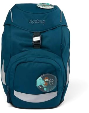 ergobag Prime – RobotBear – Blau, Einheitsgröße