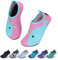 SAGUARO Chaussures d'eau pour Enfants Garçons et Filles Chaussettes Antidérapantes à Séchage Rapide Chaussures de Sport Aquatique pour Enfants Dauphins Roses 30/31 EU