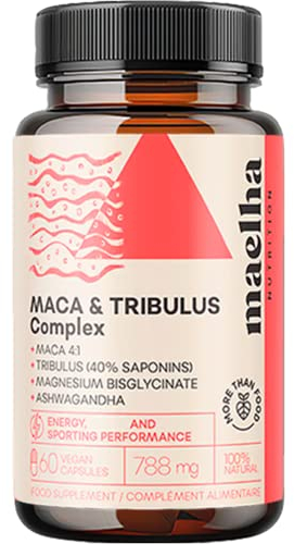 Maca y Tribulus terrestris Complex | 60 cápsulas | 100% Natural