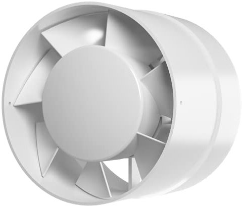 Inline Extractor Fan - 12V AC/100mm - with Ball Bearing - Duct Ventilator Exhaust Vent