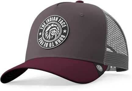 The Indian Face Unisex Born to Be Free Baseball Kappe, Gris, One Size