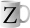 DigiPrint Graphics Alphabet Mug Letter Z | Funny Coffee Cup | Novelty Tea Mug Gift | White, Present, Quality Printed (MUG065)