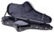 Crossrock CRF1020TSBK Schutzhülle aus Fiberglas für Tenorsaxophon, mit abnehmbaren Schultergurten, Schwarz