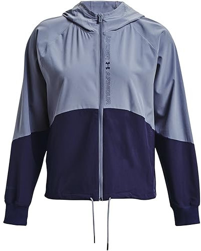Under Armour Womens Warmup Tops Women'S Ua Woven Full-Zip Jacket, Aup, 1369889-767, XS