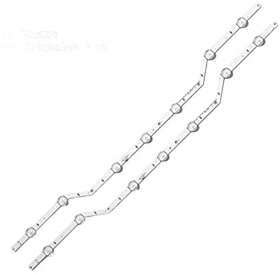 CARZE HCZION 2 pièces/Ensemble Barre de LED adaptée for Samsung UE32J5000 UE32J5270 UE32J5005 UE32J5200 2015 SVS32 FHD V5DN-320SM1-R2 Bandes de rétroéclairage TV