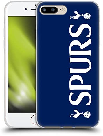Head Case Designs Officially Licensed Tottenham Hotspur F.C. SPURS Badge Gel Case [Military Grade Protection] Compatible with Apple iPhone 7 Plus/iPhone 8 Plus and Compatible with MagSafe