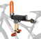 OUSEXI Fahrradkindersitz für Mountainbikes, Familienräder, Citybikes,Klappbarer Fahrradsitz Kinder vorne für Kinder von 2-6 Jahren (Middle)