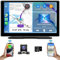 Hodozzy Autoradio Carplay senza fili Android Auto Display,Portatile Schermo 9 Pollici Stereo Auto HD Touch Screen per Auto con Bluetooth,Navi GPS, Airplay Mirror Link,AUX/FM/64G Scheda+Telecamera