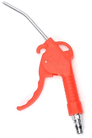 JAVOUKA Air Compressor Blower Duster Clean Up Tool Gun 120 mm Long Pistol | Grip Plastic Housing Prevent Slippery Nozzle Blower Tool for Pneumatic Cleaning with Intake Connector