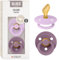 BIBS Colour Anatomical Schnuller 2er Pack, BPA-frei Dummy-Schnuller, Kiefergerechte Form. Naturkautschuk/Latex, Hergestellt in Dänemark, Größe 2 (6-18 Monate), Violet Sky/Mauve