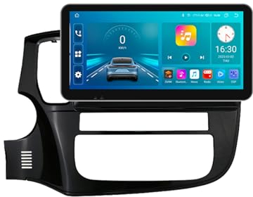 FONALO Android 13 Autoradio Stereo Kompatibel für Mitsubishi Outlander 3 2012-2018 Car Radio 10.33 Zoll 1080P Touchscreen Freisprecheinrichtung Doppel Din mit Bildschirm (Color : T7 8 Cores 3+32G)