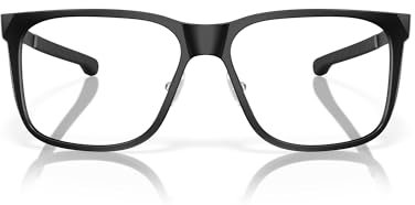 Oakley Ox8182 Brillenrahmen für Herren, quadratisch, mit Sehstärke, Satin-Schwarz/Demo-Gläser, 60 mm