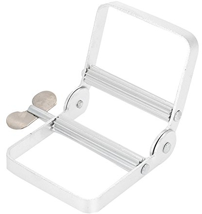 Toothpaste Squeezer, Metal Squeezer Toothpaste Dispensers Cream Paint Tube Wringer for Artist, Hair Salon, Painter