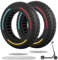 Ersatz-Vollgummireifen，10×2.5 Zoll E Scooter Ersatzräder Tyres 60/70-6.5 für Ninebot Max G30/G30D/G30E/G30P/G30LP Elektro-Scooter Vollgummi Tyre Reifen