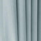 Homxi Gardinen Blickdicht 2er Set,2 x 132W x 183H cm,Vorhänge Hellblau Einfarbig Ösenvorhang Modern