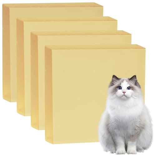 4 Stück Geruchsvernichter für Pura Max Selbstreinigendes Katzenklo, Quadratischer Katzenurin Geruchsentferner, Katzentoilettengeruch entfernen, Katzenurinkot-Geruchsentferner
