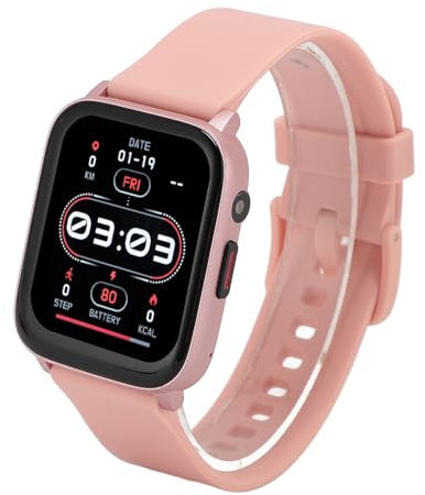 SENECESLI Smartwatch für Männer und Frauen, 1,83 Zoll Fitnessuhr mit IP68 Wasserbeständigkeit, Schrittzähler, Fitness Tracker mit über 100 Sportmodi (rosa1)