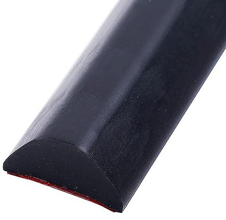 Bande d'étanchéité pliable en silicone pour salle de bain - 10 m - Noir - Pour séparation des inondations sèches et humides