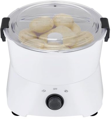 Pelapatate elettrico 2-4 min/volta Pelapatate elettrico, pelapatate per verdure e sbucciare patate, 0,36 kg di verdure o 0,8 kg di patate/volta