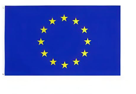 Drapeau de l'Europe 150x90 cm, Union Européenne, Polyester Résistant