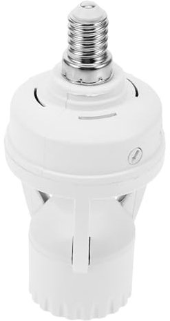 GALPADA 1 pièce Douille Détecteur de Mouvement Infrared Support Ampoule Pratique pour Installation Murale ou Plafond Détection pour Couloirs et Escaliers