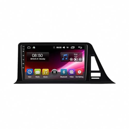 Autoradio Carplay per Toyota Yaris 2007-2012 Touchscreen Lettore, Fm Radio, Mirror Link, Telecamera di Backup, Bluetooth Carplay, 4 Nucleo 1G+16G