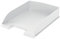 Leitz Briefkorb Standard A4, Briefablage in Premium-Qualität, Stapelbares Ablagefach als Schreibtisch-Organizer, Kombinierbar mit Plus-Serie, Farblos, 52270003