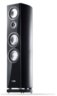 Canton Vento 890.2 DC 3-Wege Standlautsprecher (180/340 Watt) schwarz hochglanz (Stück)