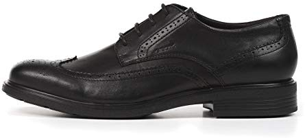 Geox Herren Dublin B Schuhe, Schwarz, 40 EU