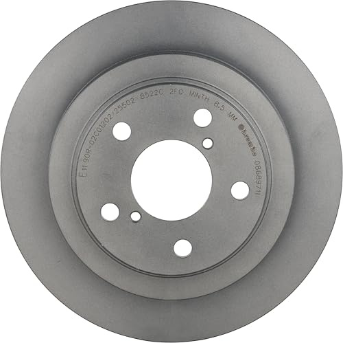 Brembo 08.6897.11 UV Coated solid Rear Brake Rotor SUBARU OE# 26700FE080