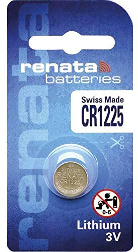 RENATA Lot de 2 Blisters de 1 Pile bouton lithium CR1225 3V 48 mAh