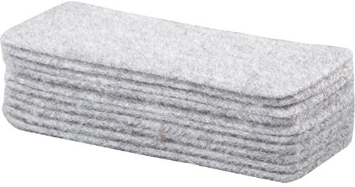 Ersatz Löschfilz für Tafelwischer, schnell auswechselbar, 10 Stück/VE